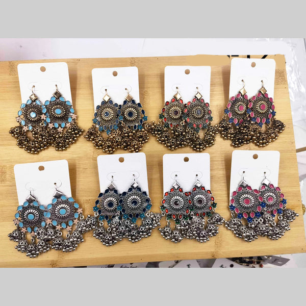 Tarohi Jewels Meenakari Dangler Earrings