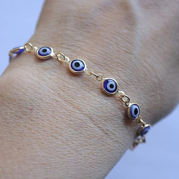 Gargish Fashion Gold Plated  Evil Eye Beads Bracelets