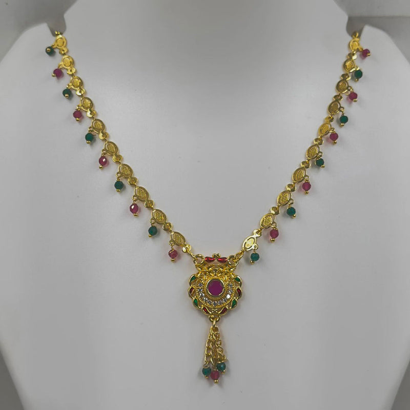 Primeriea Traditional Gold Plated Necklace
