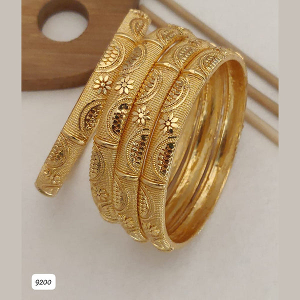 Bhavi Jewels Gold Plated Bangles Set