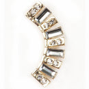 Kriaa Austrian Stone Gold Plated  Ear Cuff - 1302504