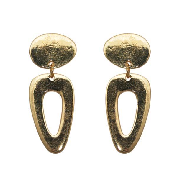 Beadside Gold Plated Dangler Earrings - 1302846