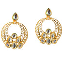 Amina Creation Gold Plated Dangler Earrings