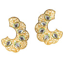 Amina Creation Gold Plated Dangler Earrings
