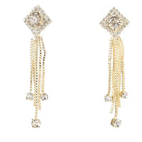 Eugenia Gold Plated Austrian Stone Dangler Earrings