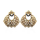 Kriaa Kundan Stone Gold Plated Dangler Earrings