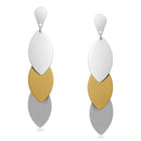 Urthn Two Tone Plated Dangler Earrings