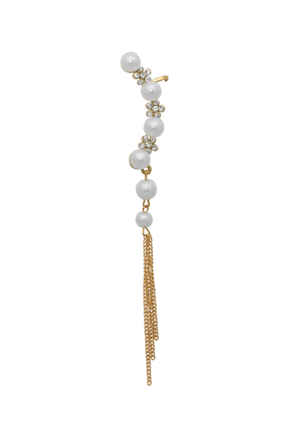 Urthn Pearl Gold Plated Ear Cuff - 1307940