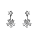 Morini Cubic Zirconia Diamond Floral Stud Earrings - 1308002