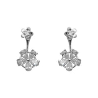 Morini Cubic Zirconia Diamond Floral Stud Earrings - 1308002