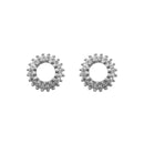 Eleonora American Diamond Round Stud Earrings - 1308005