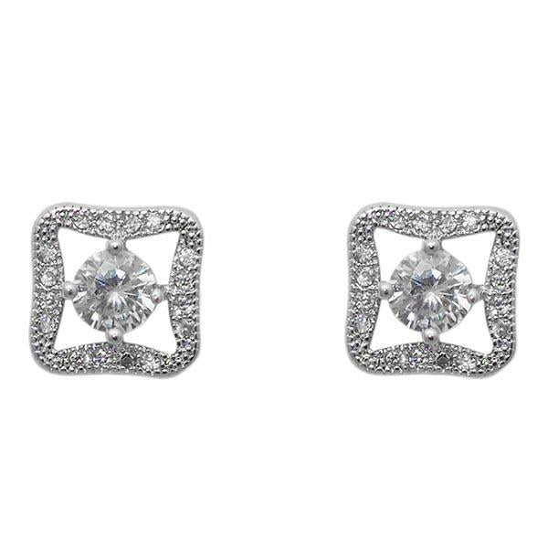 Morini Cubic Zirconia Diamond Stud Earrings - 1308014