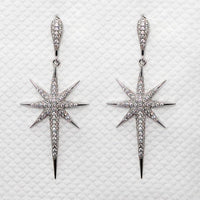 Romance Brass Cubic Zirconia Dangler Earrings - 1308037
