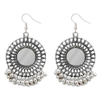 Jeweljunk Oxidised Plated Afghani Earrings - 1308362B