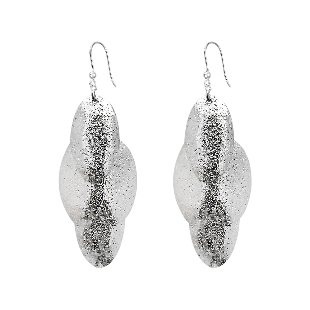 Urthn Silver Plated Designer Dangler Earrings