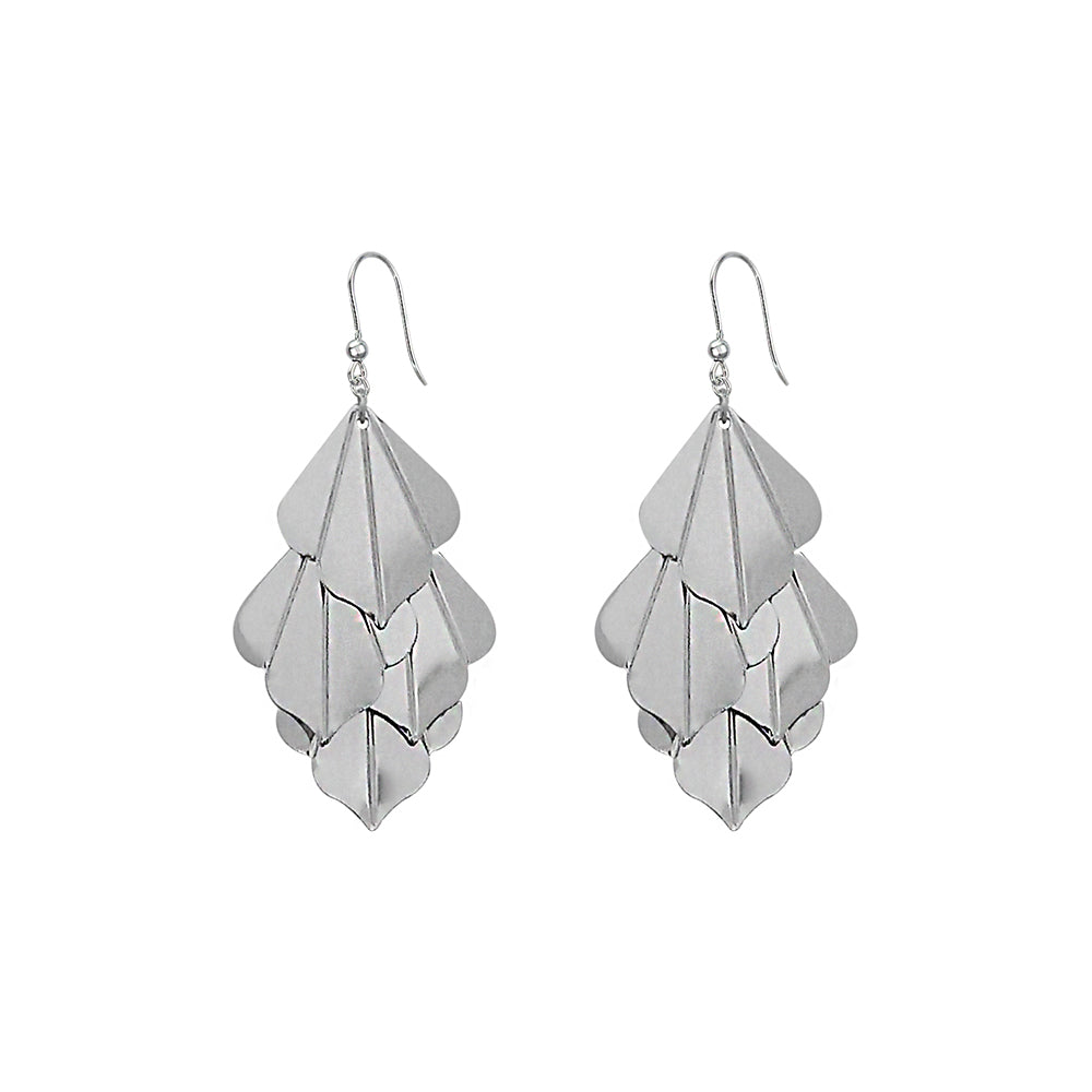 Urthn Silver Plated Designer Dangler Earrings
