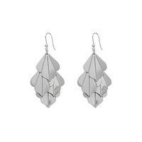 Urthn Silver Plated Designer Dangler Earrings