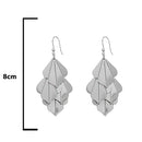 Urthn Silver Plated Designer Dangler Earrings