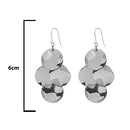 Urthn Silver Plated Designer Dangler Earrings