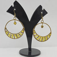 Jeweljunk Gold Plated Beads Dangler Earrings  - 1309091A