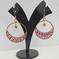 Jeweljunk Gold Plated Beads Dangler Earrings  - 1309091A