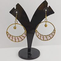 Jeweljunk Gold Plated Beads Dangler Earrings  - 1309091A