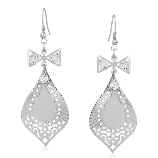 Urthn Silver Plated Dangler Earrings - 1310603