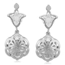 Urthn Austrian Stone Silver Plated Dangler Earrings - 1310613A
