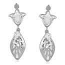 Urthn Stone Silver Plated Dangler Earrings - 1310615A