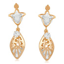 Urthn Gold Plated Stone Dangler Earrings - 1310615B