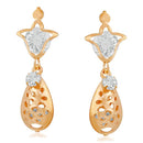 Urthn Gold Plated Stone Dangler Earrings - 1310616B