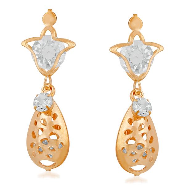 Urthn Gold Plated Stone Dangler Earrings - 1310616B