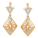 Urthn Stone Gold Plated Dangler Earrings - 1310618B