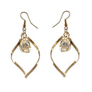 Urthn Gold Plated Dangler Earrings - 1310644B