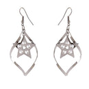 Urthn Austrian Stone Silver Plated Dangler Earrings - 1310646C