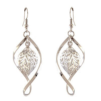 Urthn Silver Plated Austrian Stone Dangler Earrings - 1310647C