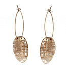 Urthn Gold Plated Round Shapes Hoop Earrings - 1310656A