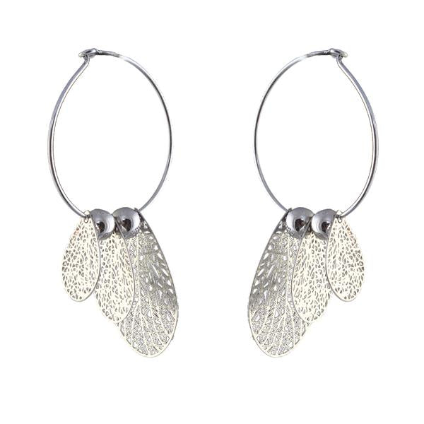 Urthn Silver Plated Hoop Earrings - 1310662A