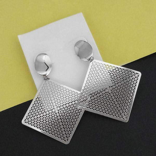 Urthn Silver Plated Dangler Earrings - 1310672A