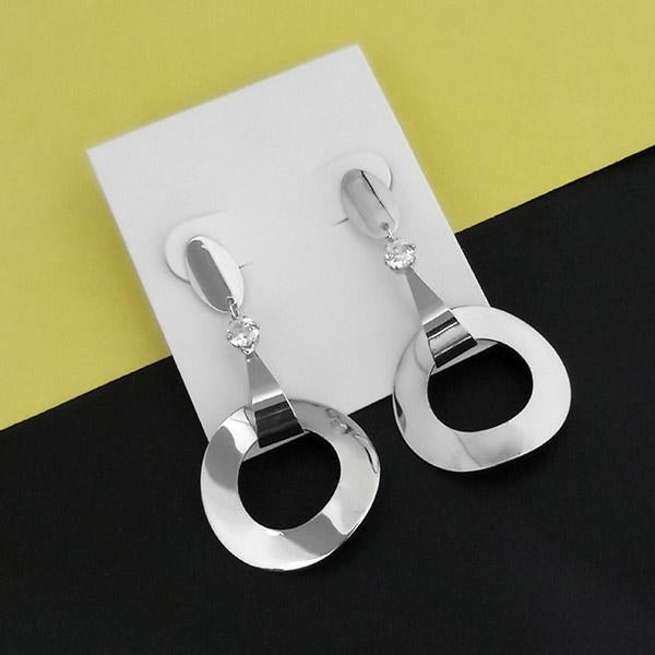Urthn Silver Plated Dangler Earrings - 1310673A