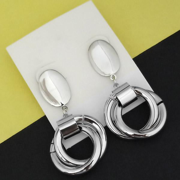 Urthn Silver Plated Dangler Earrings - 1310674A