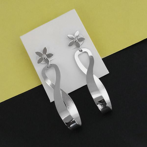 Urthn Silver Plated Dangler Earrings - 1310675A