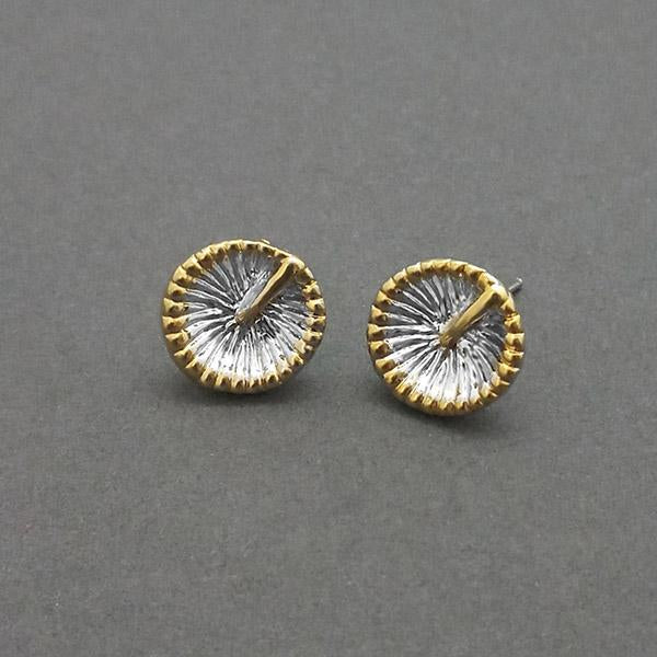 Urthn 2 Tone Plated Assorted  Stud Earrings - 1310732