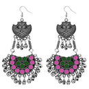 Jeweljunk Beads Antique Gold Plated Afghani Earrings - 1311078C