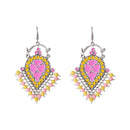 Jeweljunk Meenakari Beads Afghani Earrings - 1311213D