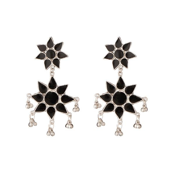 Jeweljunk Meenakari Beads Afghani Earrings - 1311218H