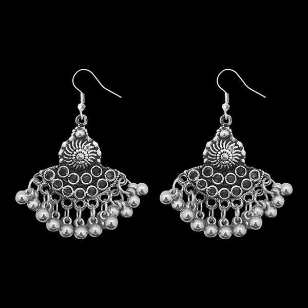 Jeweljunk Oxidised Afghani Earrings - 1311237