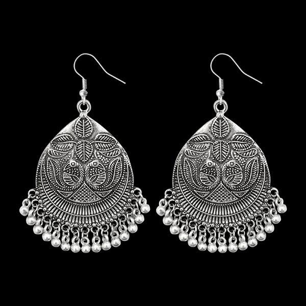 Jeweljunk Oxidised Afghani Earrings - 1311238