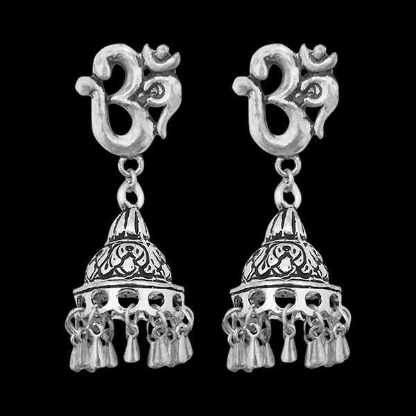 Jeweljunk Oxidised Beads Drop DanglerJhumki Earrings - 1311254