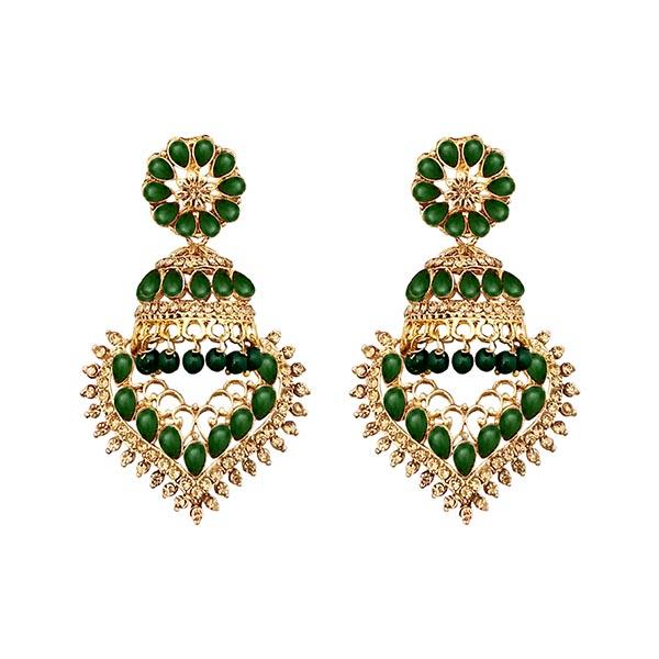 Kriaa Austrian stone Dangler Jhumki Earrings - 1311534E